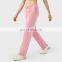 Fleece Wide Leg Baggy Wholesales Women Elastic Waist Casual Sweatpants With Pockets 65Cotton 35Nylon