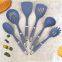 New Products Home And Kitchen Accessories 6pcs Heat Resistant Silicone Cooking Utensils Kitchen Set De Cuisine Wholesale