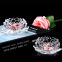 Lotus Crystal Glass Tea Light Tealight Pillar Votive Candle Stick Holder Stand For Wedding Home Decor