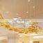 Custom Lighting Modern Fashion Art Glass Maple Leaf Type Decorative Hand Blown Glass Chandelier