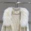 2025 New Women's Double-Faced Cashmere Coat - Mid-Length High-End Cloak With Fox Fur Collar for Autumn Winter