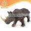 Hot Sell Cool Dinosaur Toys Vinyl 17'' Black Rhinoceros Toy For children X012