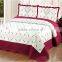 Hot Sale 3Pcs Embroidered Quilt Set