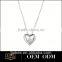 Wholesale jewelry accessory heart shape pendant for lady dog paw pendant