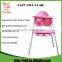 Eco-Friendly EN14988 Certification Lightweight Study Design Toddler Chair For Eating with Different Colours