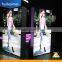 fabric face led advertising display light box with 80mm depth frame