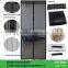 Portable Magnetic Screen Mesh Door Black Curtain