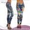 Wholesale Women Plus size custom printed leggings