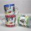 Liling 12oz white bone china mugs christmas