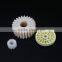 Free sample engineering custom made cnc machined center transmission plastic worm gear mold