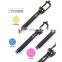2016 best sell handheld colorful wireless selfie stick aluminum selfie stick