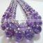 wholesale high quality gemstone amethyst round beads jewelry