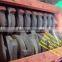 Automatic waste tire recycling line car tire crusher machine