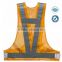 Mesh safety vest with grey reflective tape