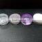 5g clear Plastic cosmetics Jar with purple lid A-4