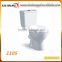 hot sell ceramics siphone bathroom two piece water closet P-trap toilet                        
                                                Quality Choice