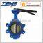 250PSI Green Color Wafer SS304 SS316 Disc Butterfly Valve Hydraulic