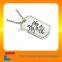 Tag Type and Metal Material handbag metal tag logo