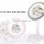 1000mAh Lithium Battery Lighted Stand Desktop Vanity Mirror With Magnification