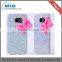 Shining cute lady style with Bow For Samsung S6 EDGE case, Cell phone case For Samsung galaxy S6 EDGE case, 7 colors
