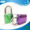 2015 AJF Hot selling newest love rectangular colorful aluminium padlock                        
                                                Quality Choice