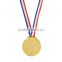 Promotional Cheap Award Gift with Long Ribbon Professional Custom Personalized Gold Christian Athlete Plastic Medals ional Gifts