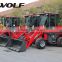 High productive 1T WOLF ZL10F small snow blower wheel loader with standard bucket,Euro 3 standard engine,37kw