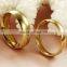 Simple Design Without Stone Pure Gold Wedding Ring