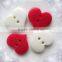Custom Cheap Promotion High Quality Resin Plastic Heart Button