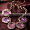 New Design Hot Sale Fashion oval heavy statement necklace, zinc alloy plated necklace, old fashioned necklaces