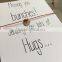 Custom jewelry Miss you card heart wish bracelet