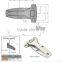 SK2-760S 2015 popular cheap Refrigerator Hinge Cabinet Hinge