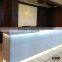 high gloss long restaurant reception desk office reception table