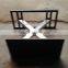 Two legs stainless steel dining table base
