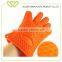 heat resistant softtextile silicon kitchen bbq Gloves With 5 Fingers                        
                                                Quality Choice