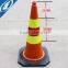 36 inches yellow red yellow color reflective traffic cone sleeve