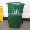 Outdoor HDPE 100liter rubbish bin with wheels