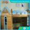 new design high quality kids wooden bunk bed