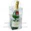 high quality protective clear plastic bottel wine bag