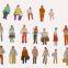 plastic scale model human figure, model artificial figure, model figure for 1/200,resin figure