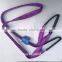 2T Polyester endless Web lifting Sling with eye hook, heavy-lift strap for lifting tire and oil can