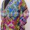 2015 Paisley printed beachwear ponchos & swimwear kaftans for womans