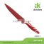 Red Balde Non-stick Knife For Chef with PP+TPR Handle