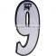 factory direct name sticker brand name label for clothing iron on transfers small