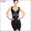 2016 New Arrival Black Latex Vest Slim Bodysuit For Women