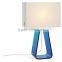 11.1-20 Colorful Tube Top Table Lamp with Rectangular Shade features a contemporary yet classic silhouette