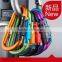 Aluminum Alloy D Shape Carabiner Screw Lock Bottle Hook Buckle Padlock Key Chain