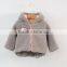 Lamb fleece hooded long sleeve padding jacket for kids