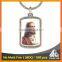 Free mould fee metal printing religious christian silver jesus keychain