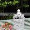 Prevue Hendryx Corner Parrot Series Wrought Iron Bird Cage in White For garden &patio